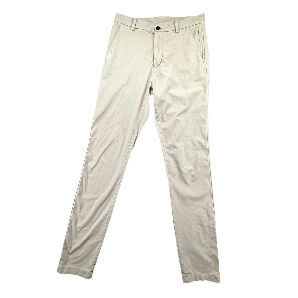 Lululemon Men's ABC Slim Fit 5 Pocket Warpstreme Pants Size 30 Beige